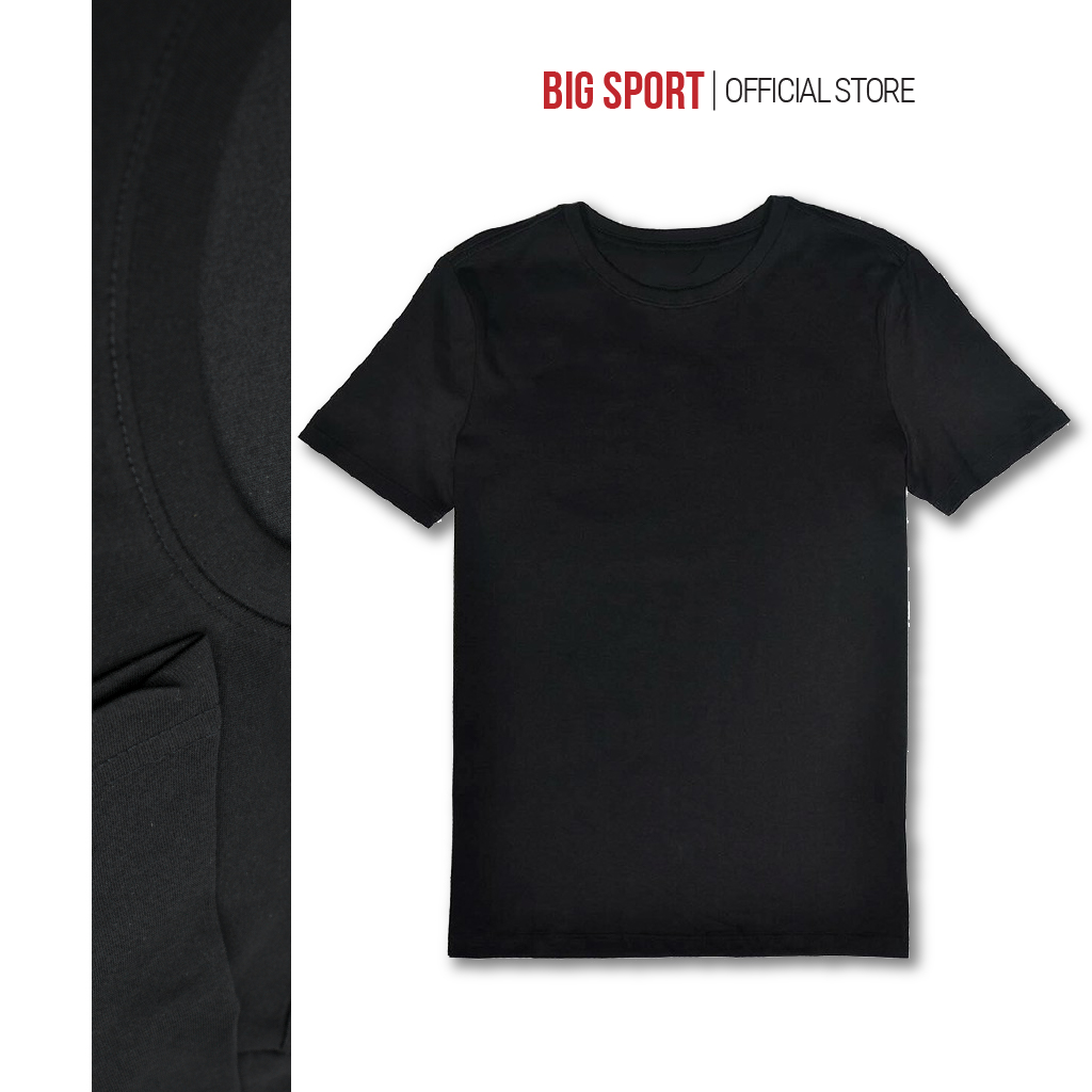 Áo Thun Nam Cổ Tròn Áo Phông Trơn Tay Ngắn Chất Liêu 100% Cotton Mềm Mại Năng Động, Trẻ Trung, Nam Tính Big Sport (BS40