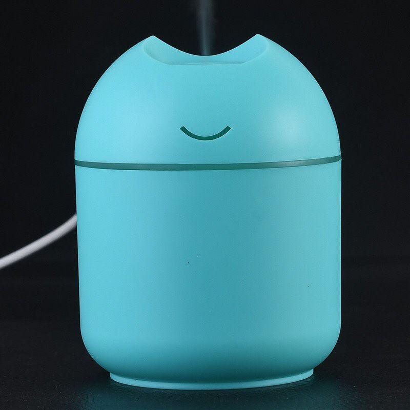 Máy Khuếch Tán Tinh Dầu Phun Sương Tạo Ẩm Mini Có Đèn Led