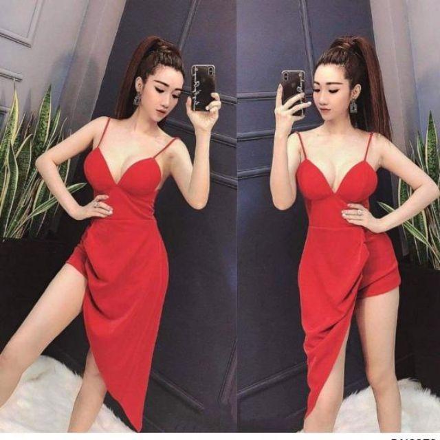 Đầm body cúp ngực 2 dây sexy