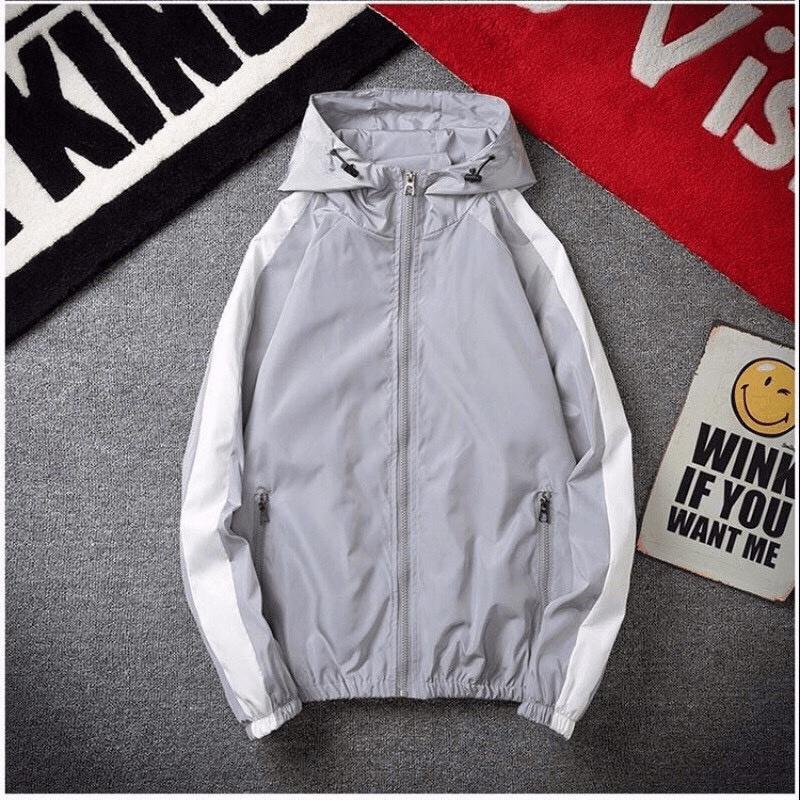 Áo khoác dù 2 lớp tay phối sọc cực đẹp hotrend dành cho các bạn trẻ LANA FASHION