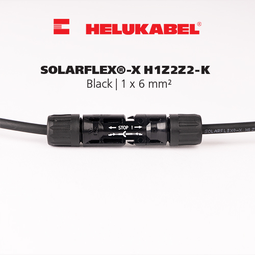 Dây cáp DC HELUKABEL SOLARFLEX-X H1Z2Z2-K | Black | 1 x 6 mm²
