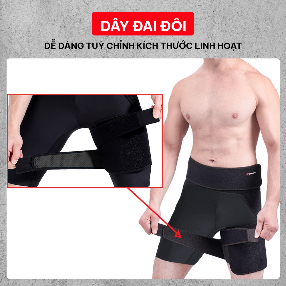 Đai bảo vệ đùi, bảo vệ khung chậu, bảo vệ khớp háng GoodFit GF501T
