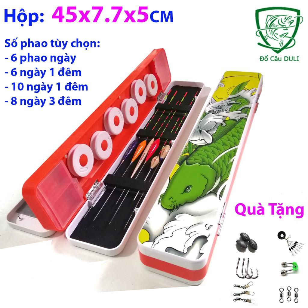 Hộp đựng phao câu đài và thẻo câu đài 45CM 3 ngăn chất lượng tốt PC-6