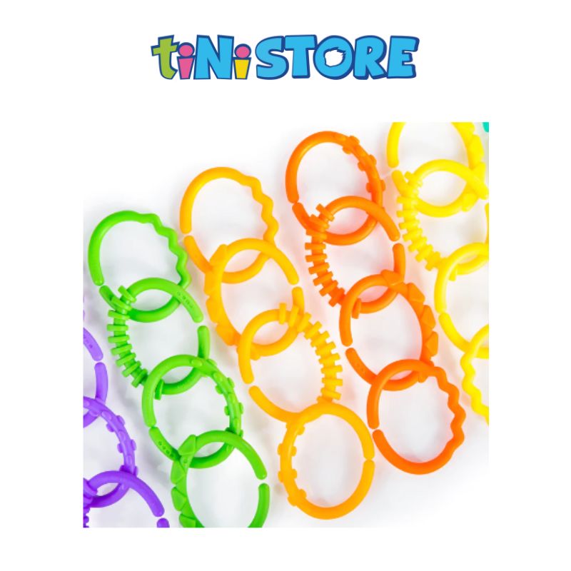 tiNiStore-Đồ chơi vòng nhựa nhiều màu Bright Starts 8664