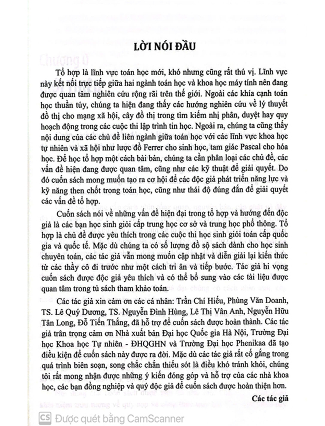 Sách - Các vấn đề trong Tổ hợp