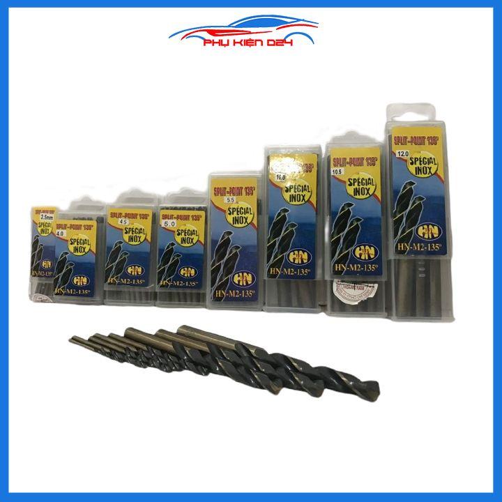 1 mũi khoan inox pháp F135 Hoàng Nam đường kính 8mm-12mm