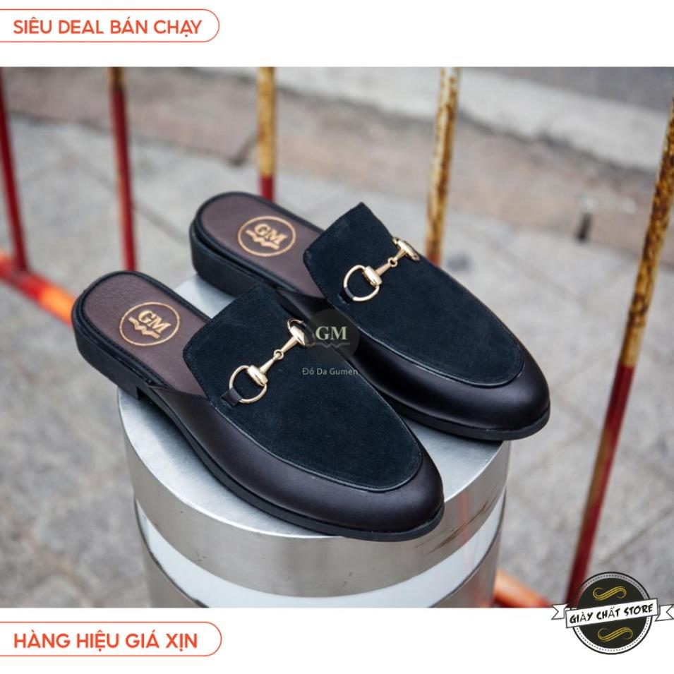 Giày sục nam da Pu Pu bảo hành 1 năm kiểu dáng sành điệu - Mã T22 VN02