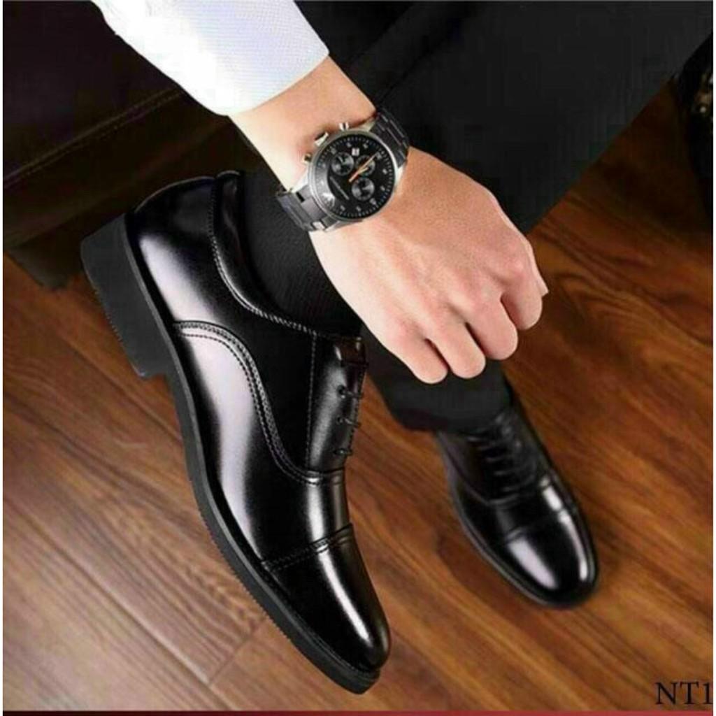 Giày Da Tây Nam Sang Trọng Lịch Lãm Thời Trang Cao Cấp
