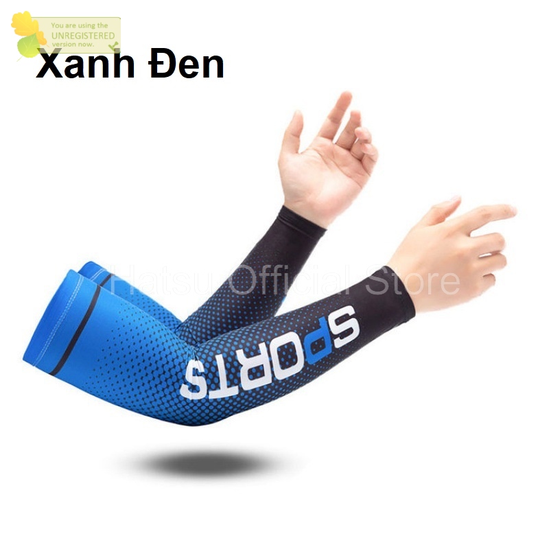 Găng tay chống nắng Hatsu Sport Sun Protection Sleeves - Thiết kế cá tính, mạnh mẽ - bảo vệ da tối đa