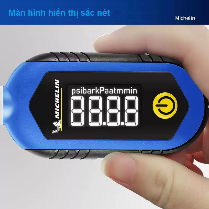 Đồng hồ đo áp suất lốp điện tử Michelin M2209, màn hình LCD 1 inch, đơn vị đo  Psi, Kpa, Bar, At (Kg/cm2) - Hàng Chính Hãng