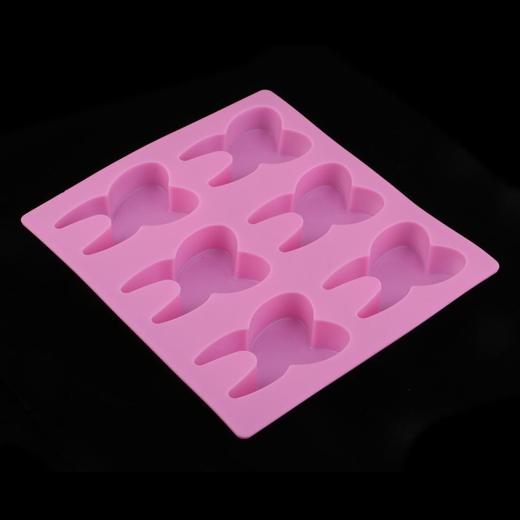 3x Tooth Fondant Sugar Craft Chocolate Cake Candy Baking Moulds