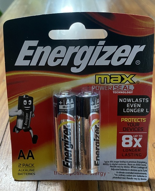 Pin AA (ENergizer), vĩ 2 viên!