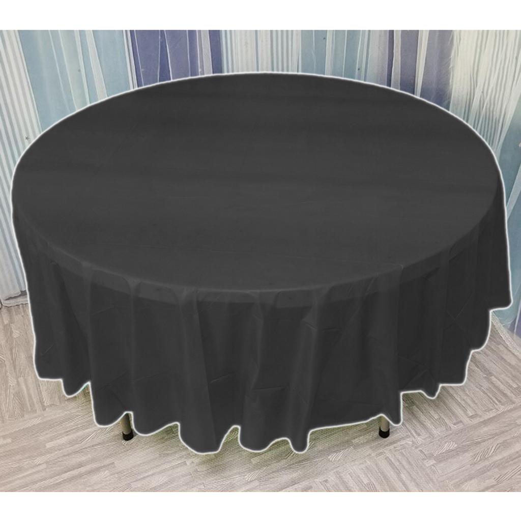 Round Disposable Table Cloth Tablecloths Wedding Birthday Party