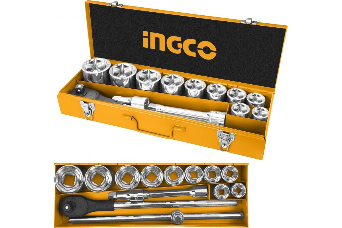 BỘ 15 ĐẦU TUÝP TAY VẶN INGCO HKTS034151 - HÀNG CHÍNH HÃNG