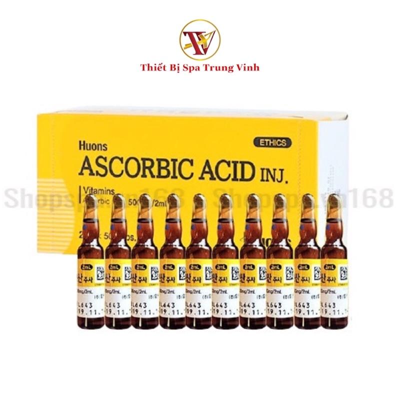 Vỉ 10 Ống Vitamin C Houns Hàn Quốc Cấy Tảo Hồng