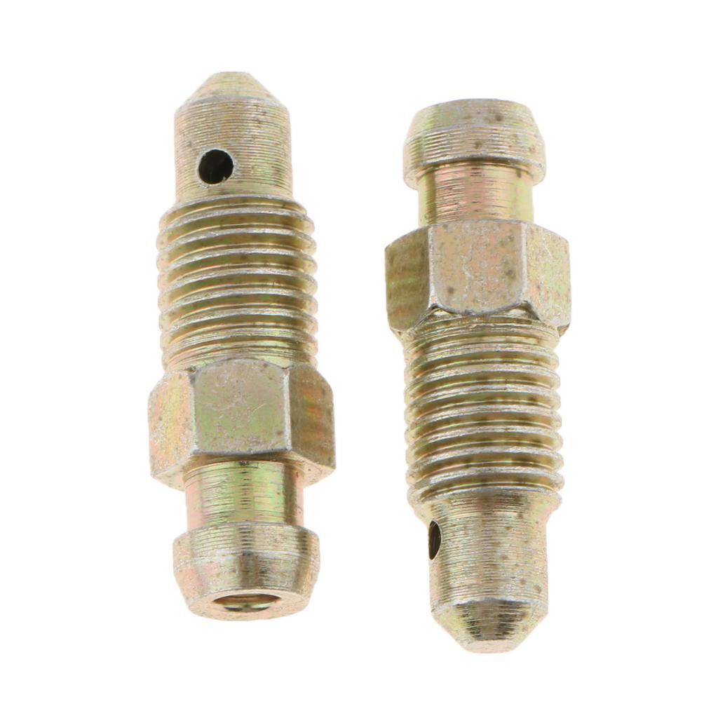 20 Pieces Car Front and Rear Brake Bleeder Screws Resistant 26mm+25mm