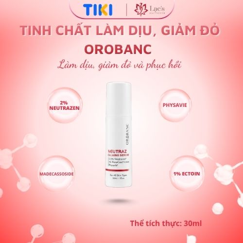 Tinh chất làm dịu, giảm đỏ OROBANC NEUTRAZ CALMING SERUM 30ml