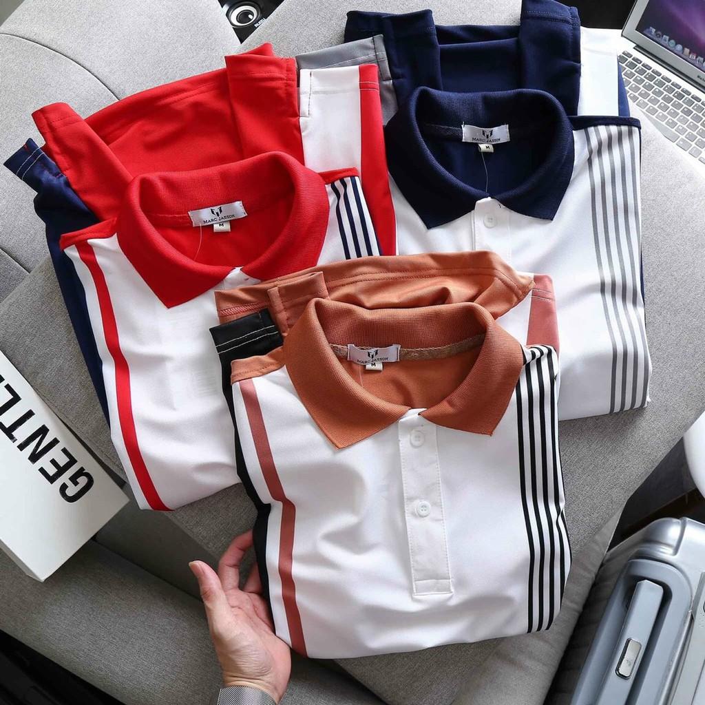 ÁO THUN NAM CÁ SẤU PHỐI MÀU XUẤT KHẨU ĐẸP Y HÌNH