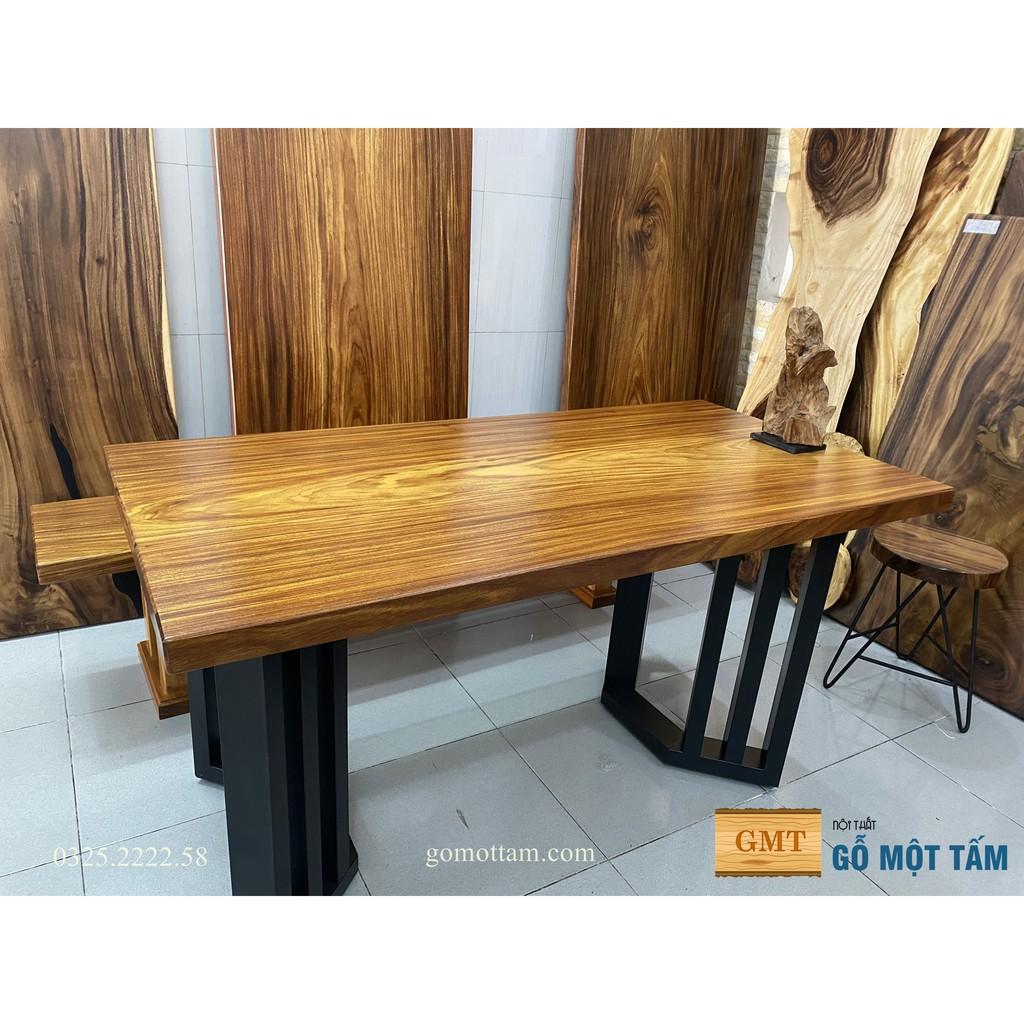 Mặt bàn ăn, bàn làm việc gỗ tự nhiên nguyên tấm dài 1,5 x rộng 75 x dầy 5cm