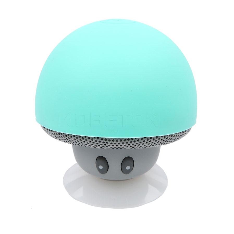 Kebidu Không Dây Đa Năng Hình Nấm Loa Bluetooth Hút Cốc Bộ Thu Âm Thanh Nhạc Stereo Loa Siêu Trầm Mp3 Người Chơi Giá Đỡ Loa Color: Yellow