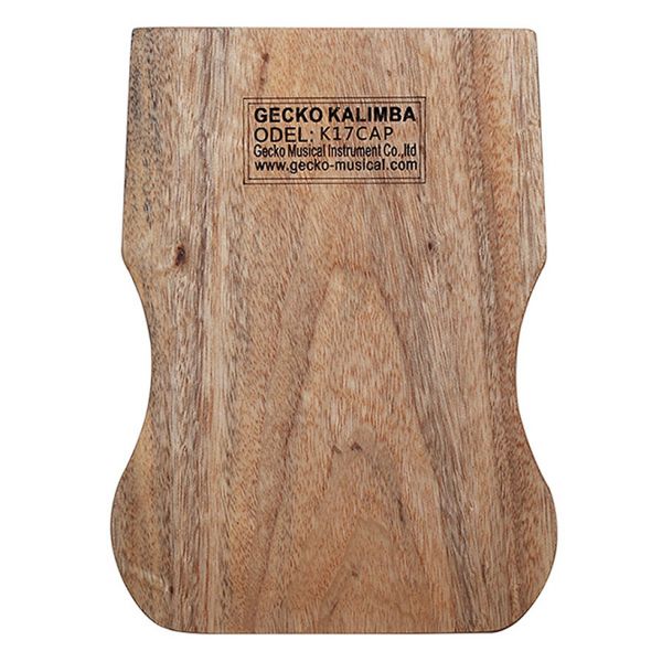 Đàn Kalimba Gecko 17 Phím K17CAP (Gỗ Long Não Mbira Thumb Finger Piano 17 Keys) Kèm Móng Gảy DreamMaker