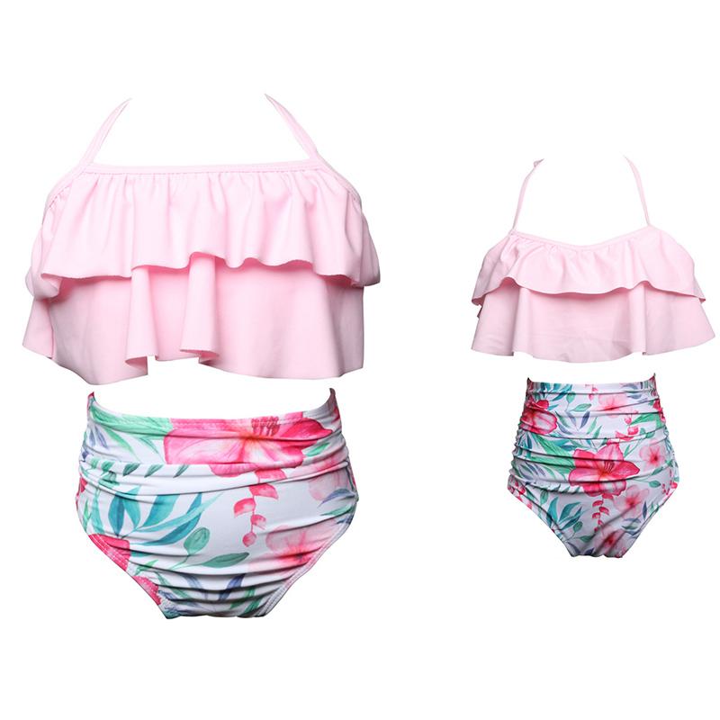 Phù Hợp Với Họ Đồ Tắm Mẹ Bơi Bikini Đồ Bơi Cho Mẹ Và Con Gái Đồ Bơi Nữ Trẻ Em Kid Cho Bé Bãi Biển Đồ Bơi