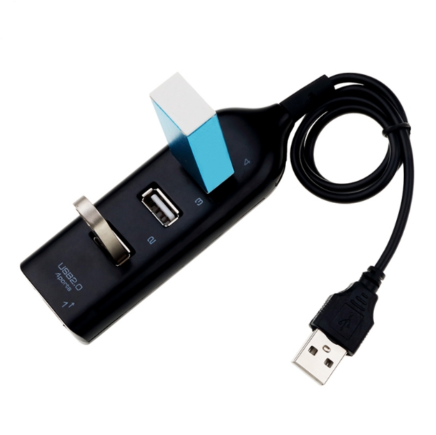 HUB USB 4 cổng hình ổ cắm điện (màu ngẫu nhiên)