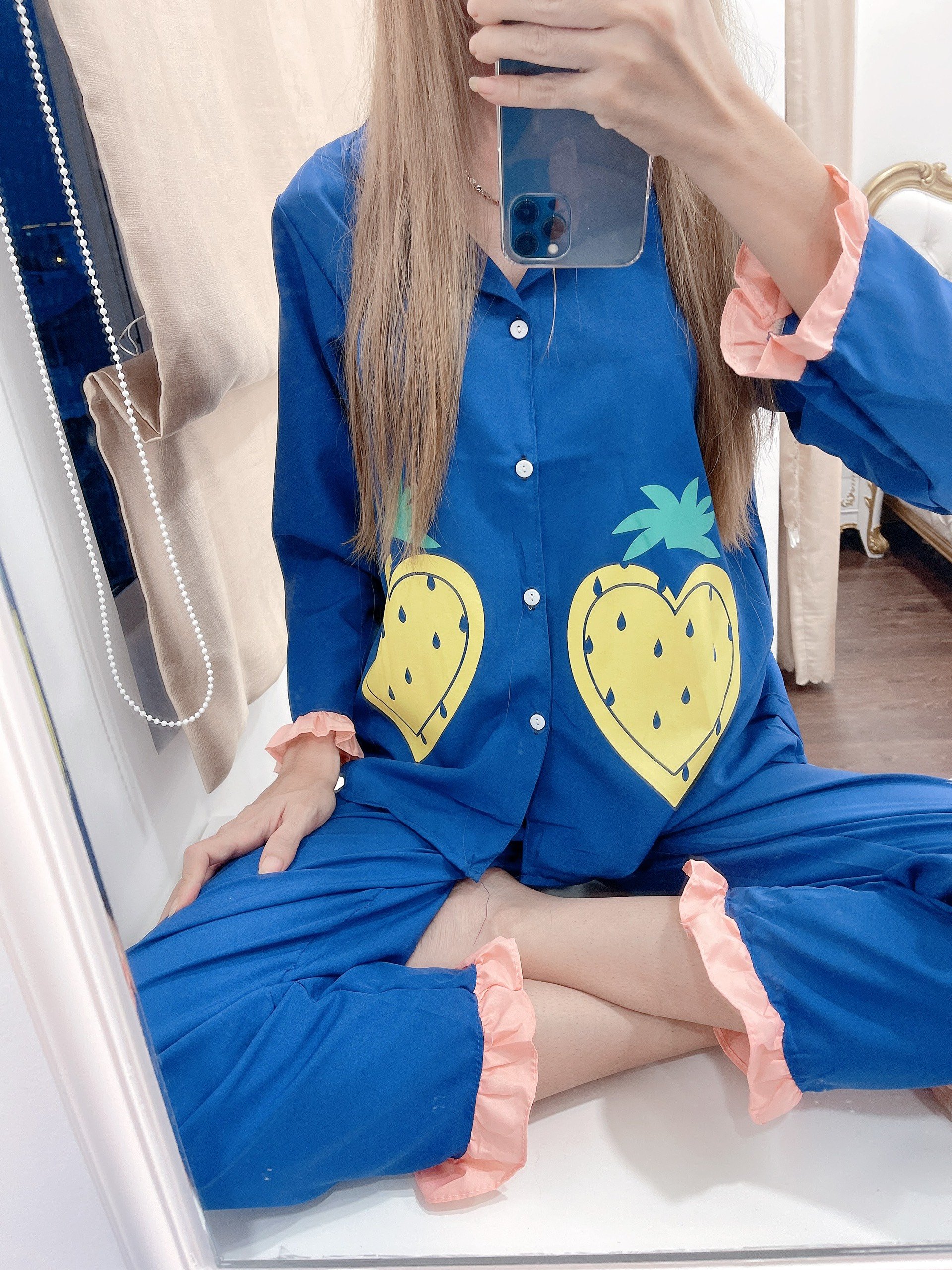 Set đồ ngủ nữ siêu cute mềm mịn thoáng mát cực hot