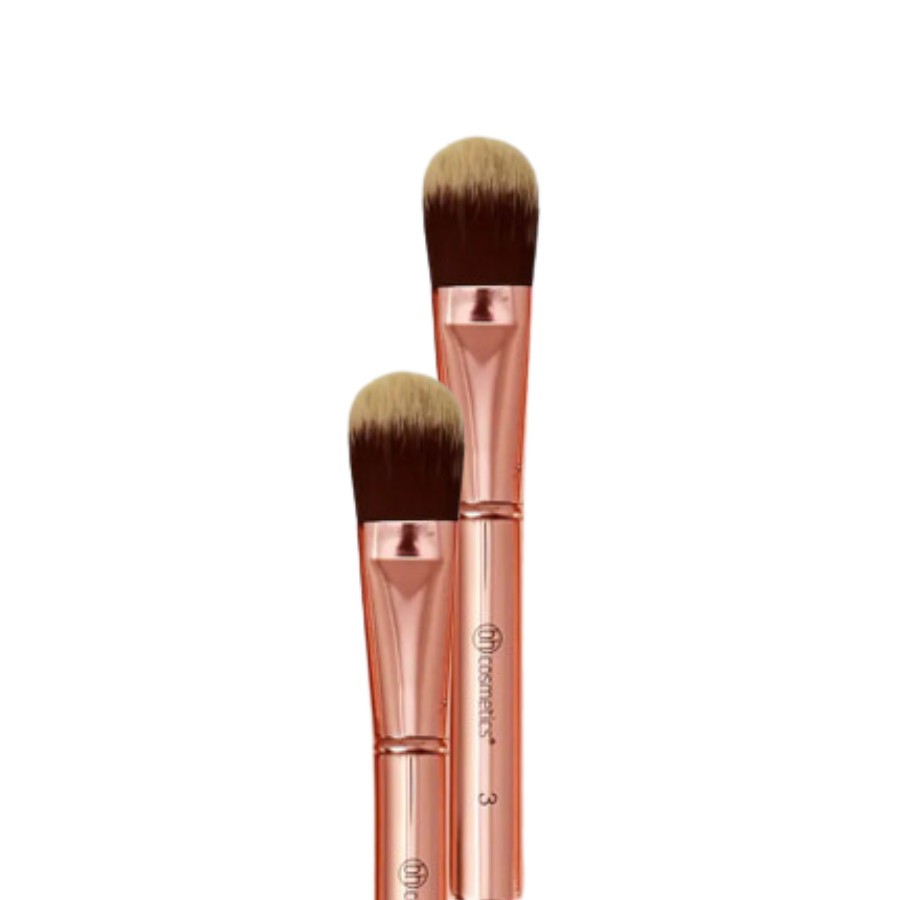 Cọ Tán Kem Nền Dẹp BH Cosmetics Meta Rose 3