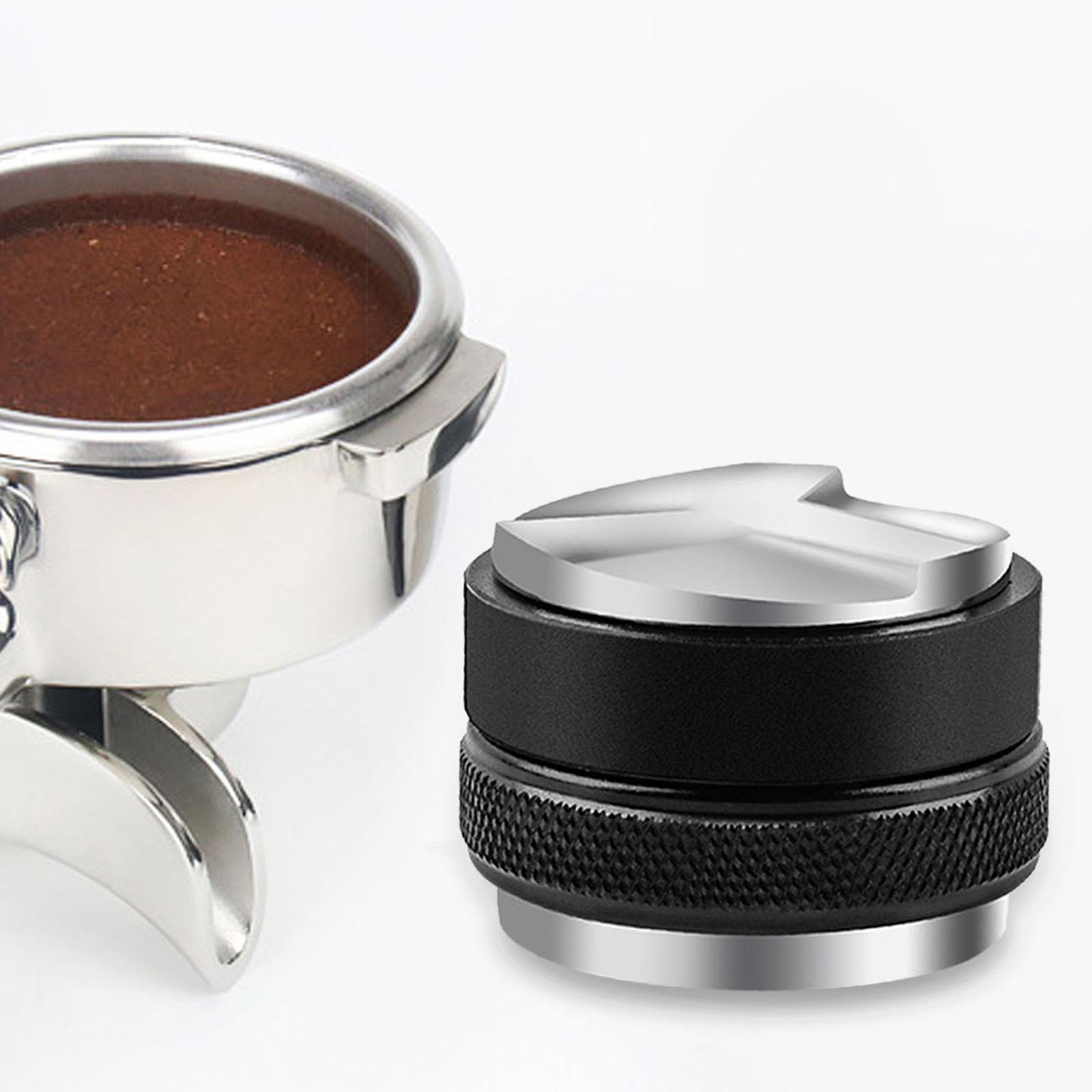 Zinc Alloy Professional Coffee Distributor Leveler Tool Powder Distributor Loosely Distributed Avoid Agglomeration Espresso Distribution Hand Tampers