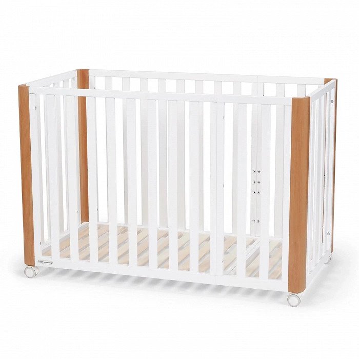 GIƯỜNG CŨI/ NÔI CŨI ĐA NĂNG 2 TRONG 1 (KHÔNG CÓ PHỤ KIỆN NỆM) DÀNH CHO BÉ TỪ 0 THÁNG TUỔI NICO KINDERKRAFT - HÀNG CHÍNH HÃNG