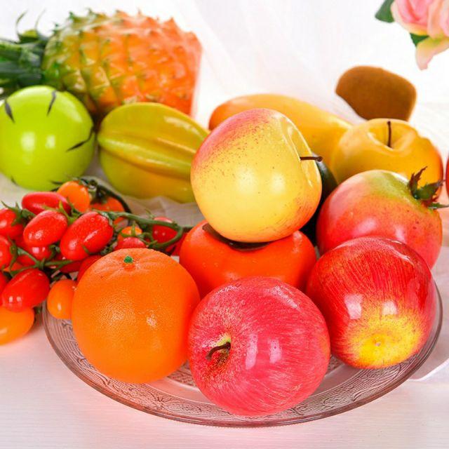 Trái cây cao su giống thật 99%