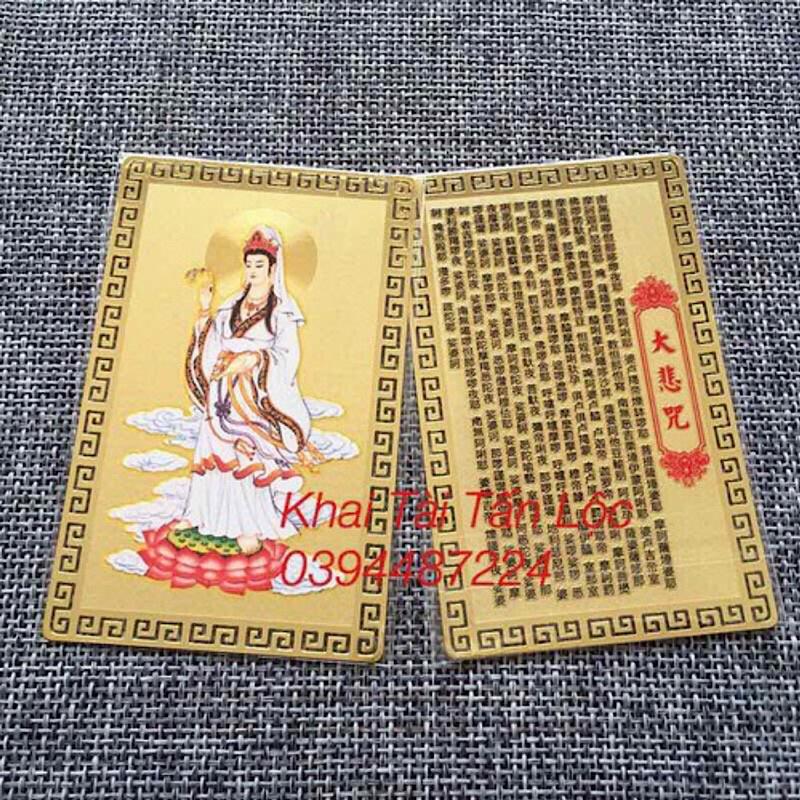 Kim bài Quan Âm bình an