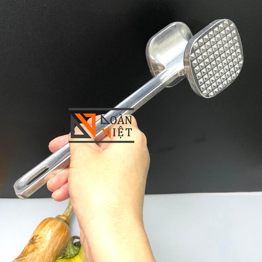 BÚA đập thịt, hành, tỏi , gừng 23 cm - INOX không rỉ - ĐỒ DÙNG CHUYÊN DỤNG NHÀ BẾP