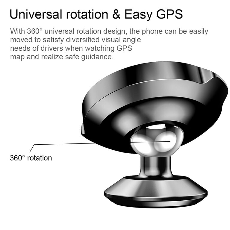 Đế Giữ Điện Thoại OS-Baseus Small Ears Series Magnetic Bracket (Vertical type) (Hàng chính hãng)