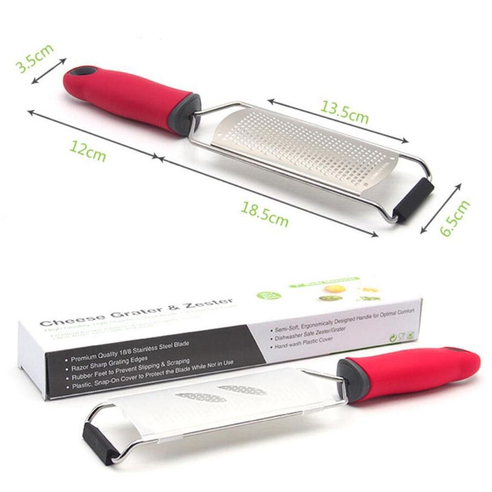 Bộ dụng cụ bào phô mai cầm tay bằng thép không gỉ 304