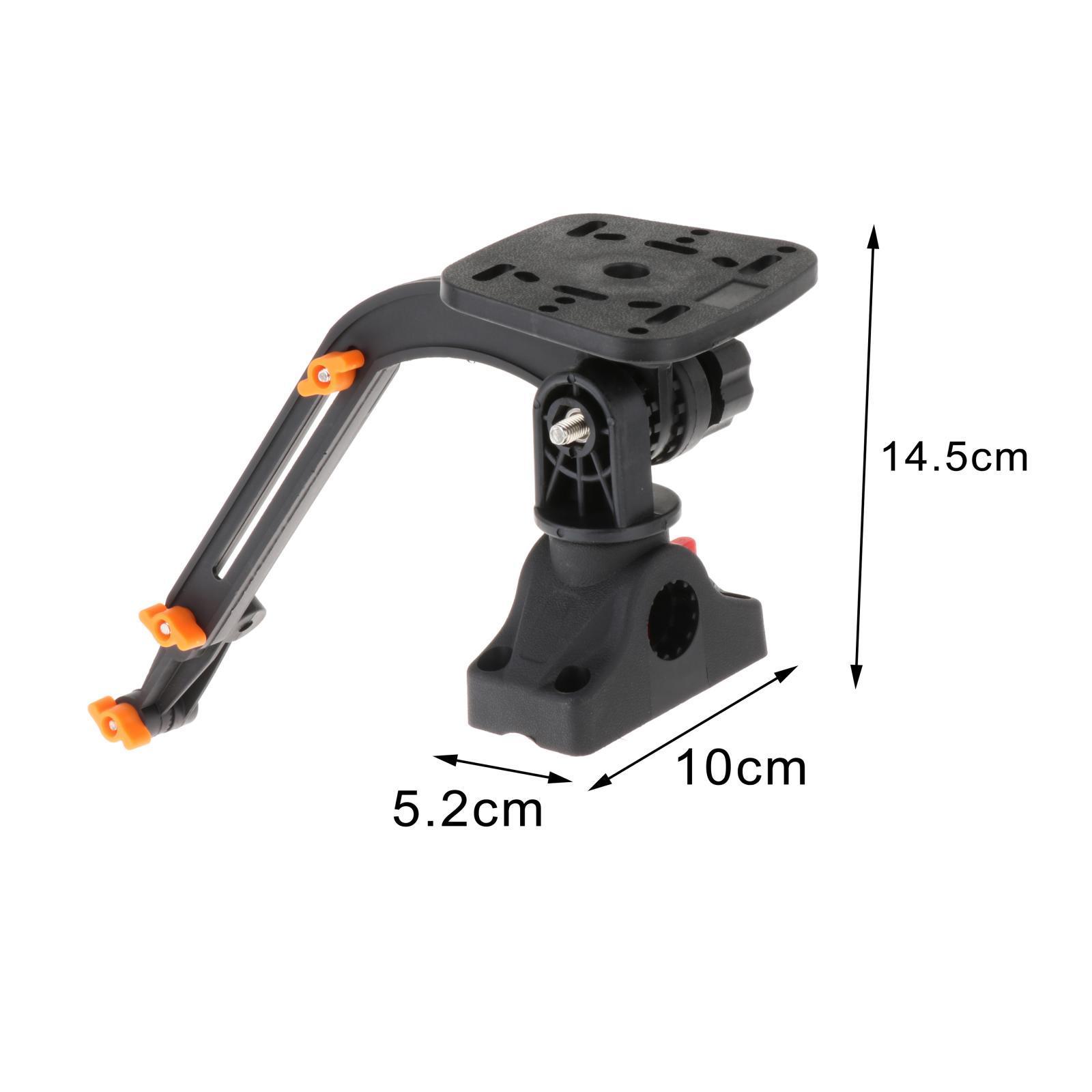 Fish  Mount Bracket Transducer Mounting Arm Mounting Plate Marine Electronic Fish  Mount Ball Base for Kayak Yacht Accessories