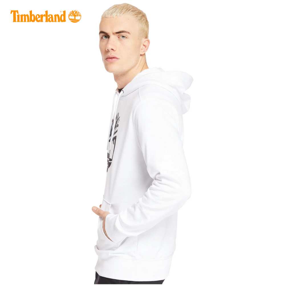 [Siêu Sale 11.11] Áo Khoác Nam Timberland Outdoor Hoodie Sweatshirt White TB0A28HZCT