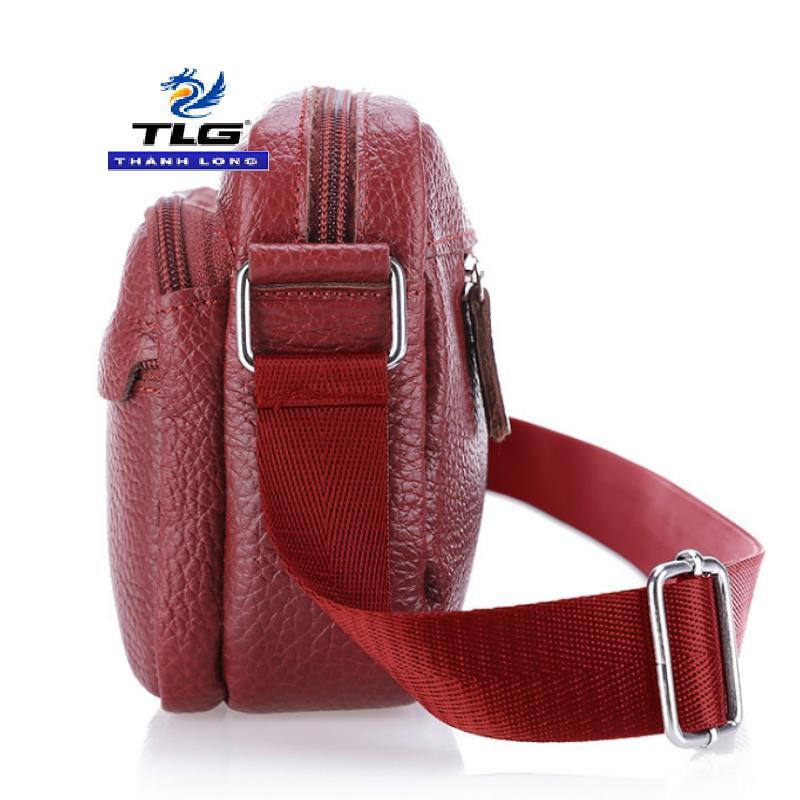 Túi đeo chéo da thật cao cấp Đồ Da Thành Long TLG 208241 - khuyen mai tui xach