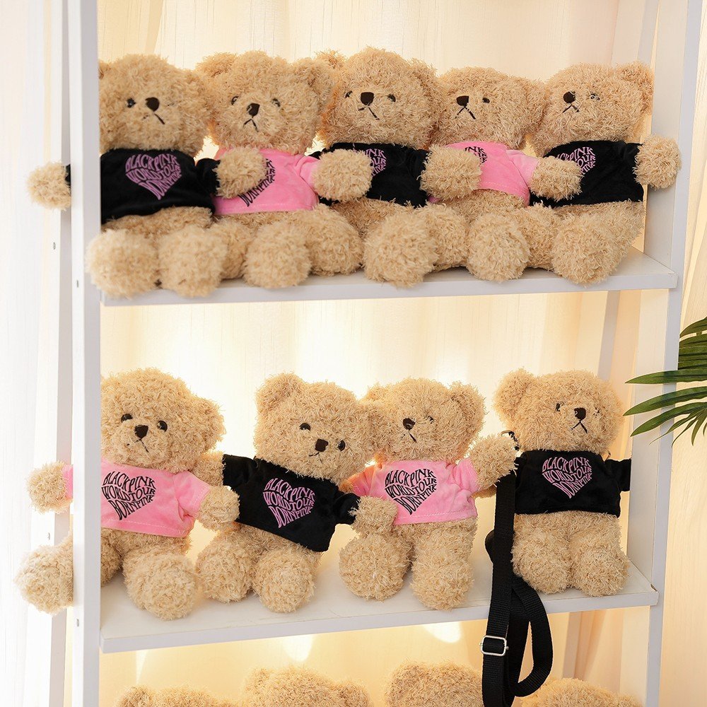 Gấu Bông Teddy MonPink Đu Concert BlackPink Cao Cấp Memon