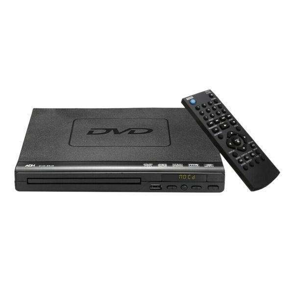 2xHD DVD Player ADH CD VCD Music Disc Upscaling USB Remote 1 inch Screen