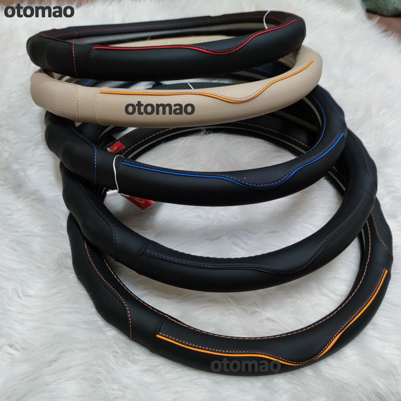 Bọc vô lăng da cao cấp, chất lượng, xịn xò, cho mọi xe, vô lăng da siêu mềm mượt, oto mao