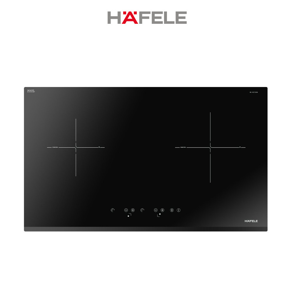 Bếp Từ 2 Vùng Nấu Hafele 770x450mm HC-IS772EA - 535.02.222 Xuất Xứ Châu Âu (Hàng chính hãng)