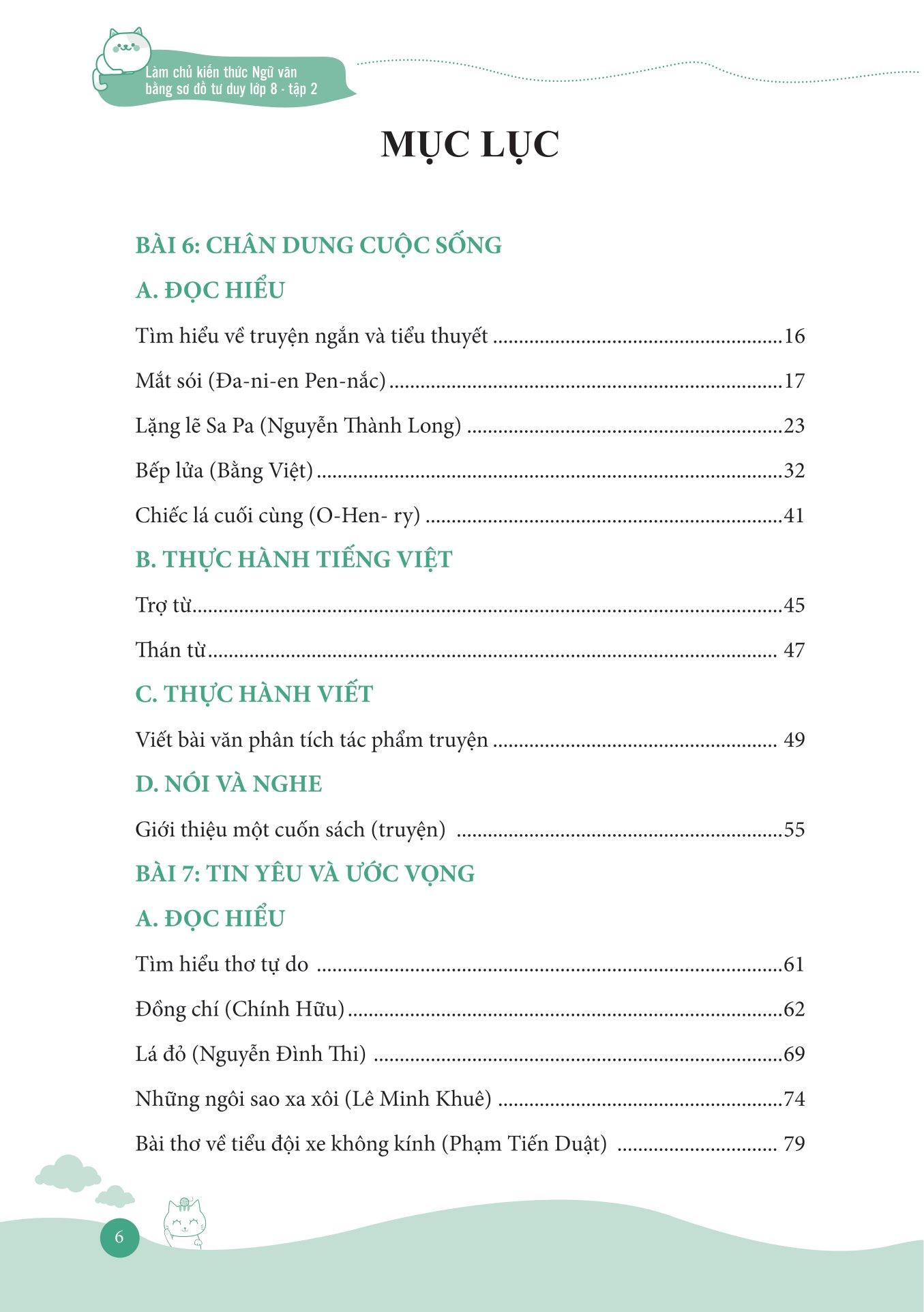 Làm Chủ Kiến Thức Ngữ Văn Bằng Sơ Đồ Tư Duy Lớp 8 - Tập 2 (Theo Chương Trình Của Bộ Sách Kết Nối Tri Thức Với Cuộc Sống)