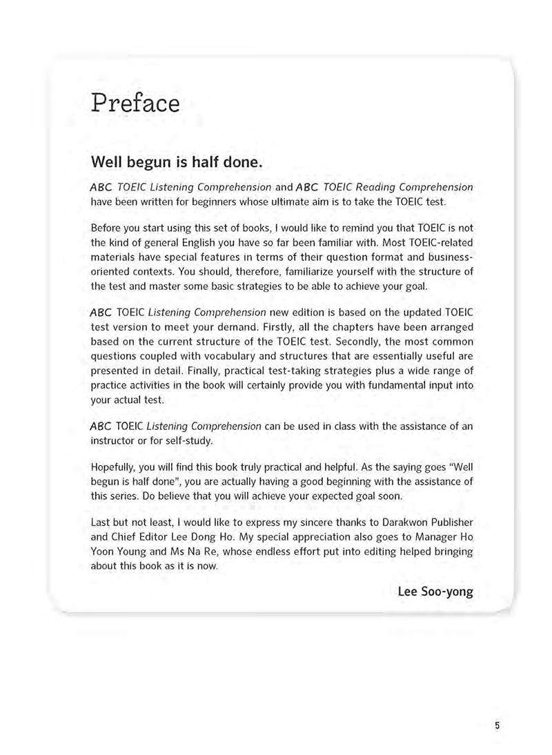 Sách Abc Toeic LC (For The Revised Test Format 2019 In Viet Nam) (Kèm file MP3)