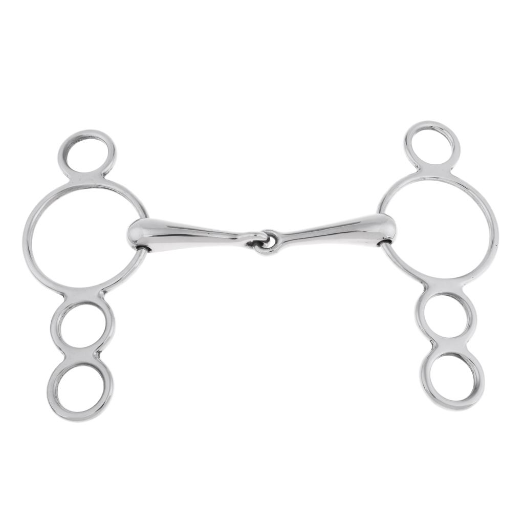 English Horse Riding Equestrian Gag Bit 135mm Horse Tack