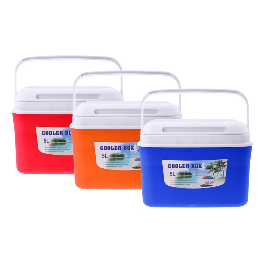 Camping Outdoor Drinks Food Cooler Box Car Ice Bucket with Handle