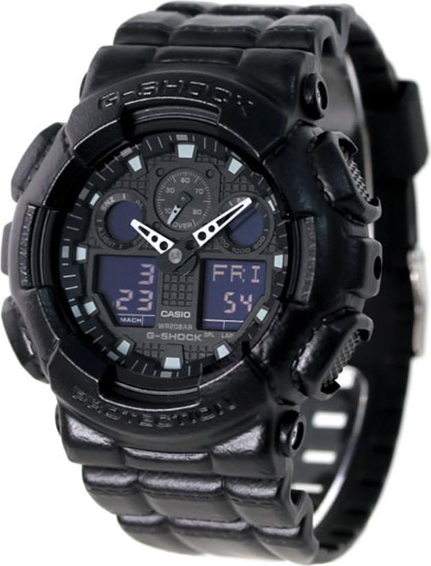 Đồng hồ nam dây nhựa Casio G-SHOCK GA-100BT-1ADR
