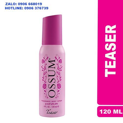 NƯỚC HOA XỊT TOÀN THÂN DÀNH CHO NỮ OSSUM DESIRE 120ML