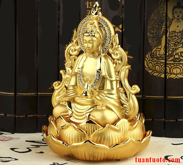 Tượng phật bà hai mặt để ô tô